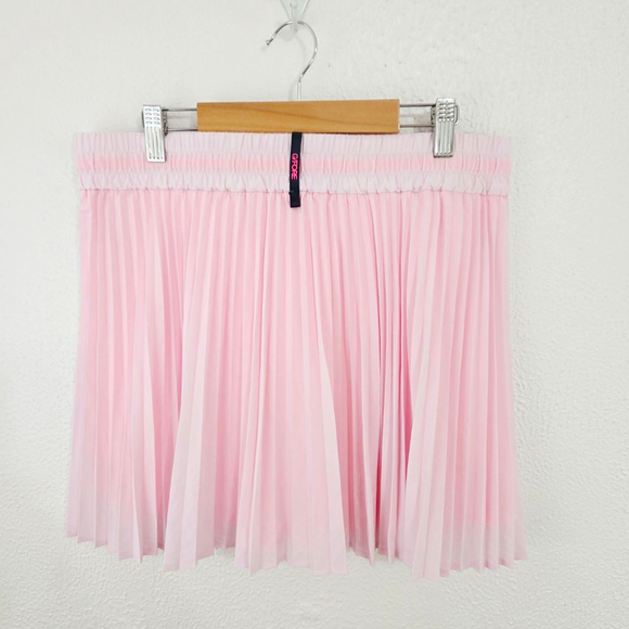 G/Fore Micro-pleat Ops High Waisted Skort blush pink tennis skirt size large - Picture 4 of 9
